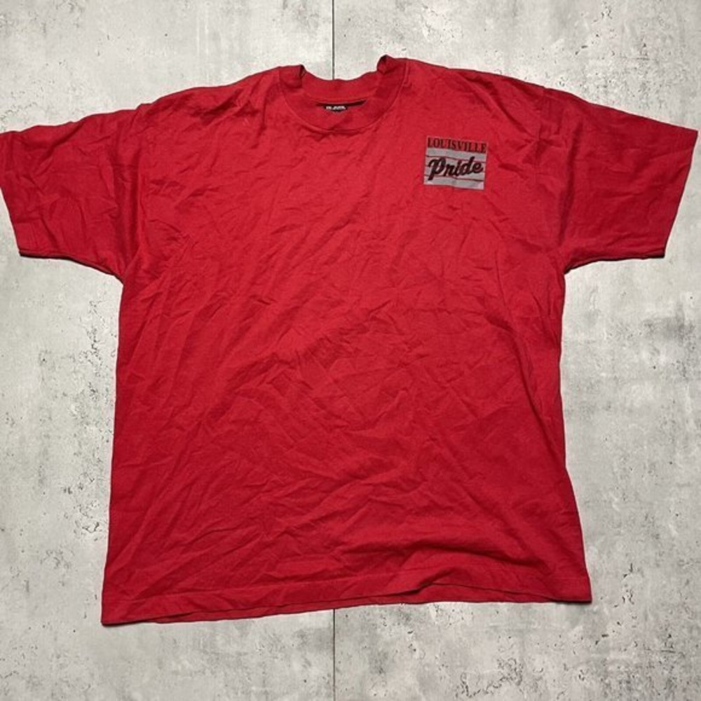 Vintage 90s Louisville Cardinals Shirt Adult XXL Best Tag Red Single Stitch‎